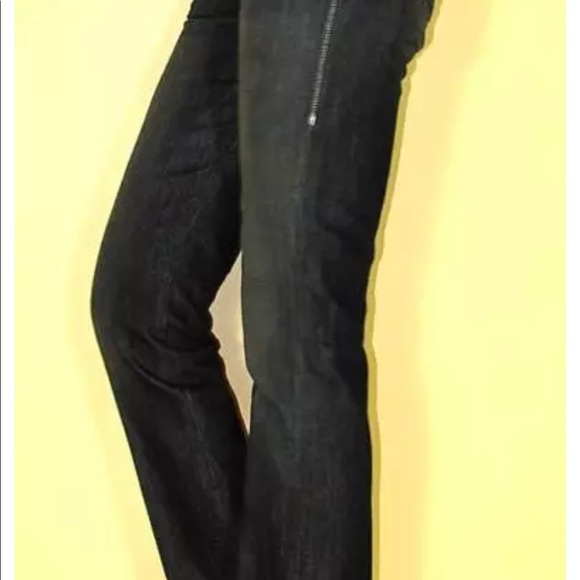 🆕 Rock & Republic Stella Straight Leg Dark Jeans Y2K Low Rise - Picture 2 of 8